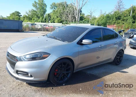 2015 Dodge Dart Sxt из США, поврежденный, VIN 1C3CDFBB0FD101712